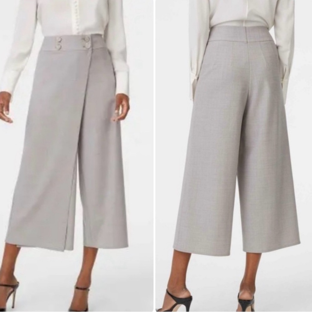 Club Monaco Yolande Wool Crossover Pants - Picture 12 of 16